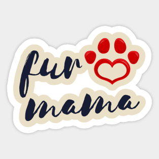 Fur Mama Sticker